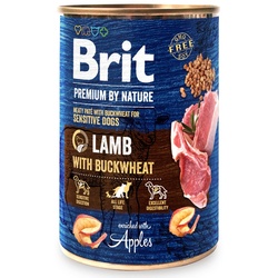 BRIT Premium by Nature Lamb and buckwheat 6×400 g Lamm und Buchweizen Nassfutter für Hunde