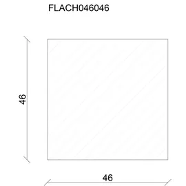 FN Neuhofer Flachleiste 100 cm 46 x 46 mm Fichte/Kiefer