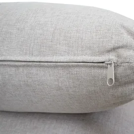 Mendler HWC-O11 Loungesessel hellgrün/beige
