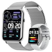 Smartwatch, Smartwatch Damen Herren, 1.69" HD Fitness Tracker Uhren für Android IOS, IP67 Wasserdicht Pulsmesser Schrittzähler Aktivitätstracker