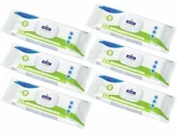 Bacillol® Zero Tissues Reinigungs- und Desinfektionstücher 9819360 , 1 Karton = 6 Flow-Packs à 80 XL - Tücher, Maße: 20 x 30 cm