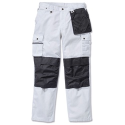 Carhartt Multi Pocket Ripstop Hose, weiss, Größe 34 für Männer