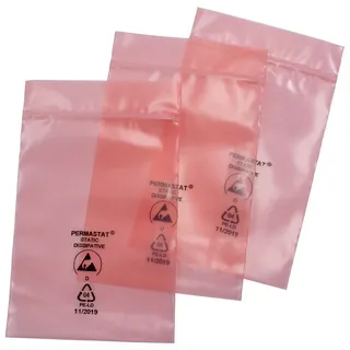 WARMBIER Permastat Verpackungsbeutel, ESD, 150 x 225 mm, Stärke 100 μm