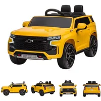 ES-Toys Elektro Kinderauto Chevrolet Tahoe gelb (12 V)