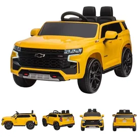 ES-Toys Elektro Kinderauto Chevrolet Tahoe gelb (12 V)