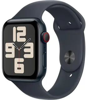 2022 GPS + Cellular 44 mm Aluminiumgehäuse Mitternacht, Sportarmband Mitternacht M/L