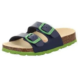 superfit Fussbettpantoffel Blau/Grün 29