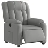 vidaXL Relaxsessel Elektrisch 92 x 98 x 0 cm Hellgrau