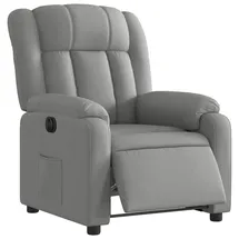 vidaXL Relaxsessel Elektrisch 92 x 98 x 0 cm Hellgrau