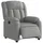 vidaXL Relaxsessel Elektrisch 92 x 98 x 0 cm Hellgrau