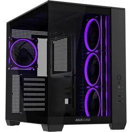 Asus A32 PLUS TG ARGB ATX Midi-Tower Gaming Gehäuse Schwarz