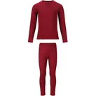 ZigZag Pattani Wolle Skiunterwäsche-Set Kinder 4260 - sun-dried tomato 8 (128/134)