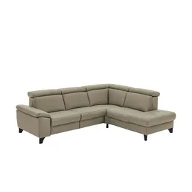 meinSofa Ecksofa Echtleder Linda ¦ ¦ Maße (cm): B: 261 H: 98 T: 209.0