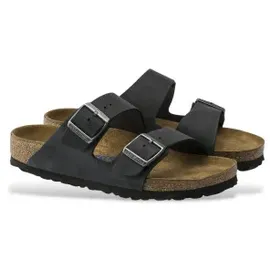 Birkenstock Arizona Weichbettung Naturleder geölt schwarz 45