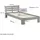 Homestyle4u 90 x 200 cm Grau