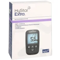 Mystar Extra Blutzuckermessgerät Set mmo 1 St