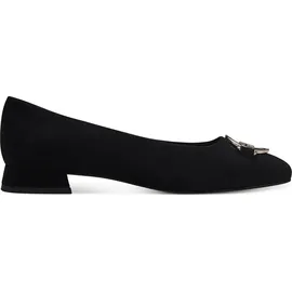 Marco Tozzi by Guido Maria Kretschmer Damen Ballerinas mit Blockabsatz Elegant, Schwarz (Schwarz), 39 EU