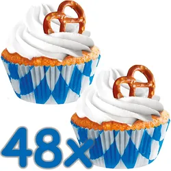 Amscan Oktoberfest Muffinförmchen (48 Stück)