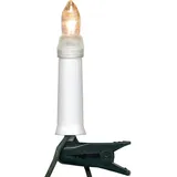 Best Season - Star Trading Weihnachtsbaumkerzen Lichterkette 'candle', 16-flammig, Weiß