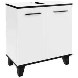 Fackelmann Waschtischunterschrank 60 x 0 x 0 cm Weiß Matt