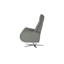 Max Schelling Sessel Elmira Mikrofaser 81 x 118 x 90 cm grau mit Relax-Funktion
