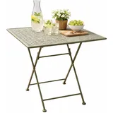 Hti-Living Solea Gartentisch 55 x 55 x 70 cm Khakigrün