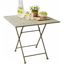 Hti-Living Solea Gartentisch 55 x 55 x 70 cm Khakigrün