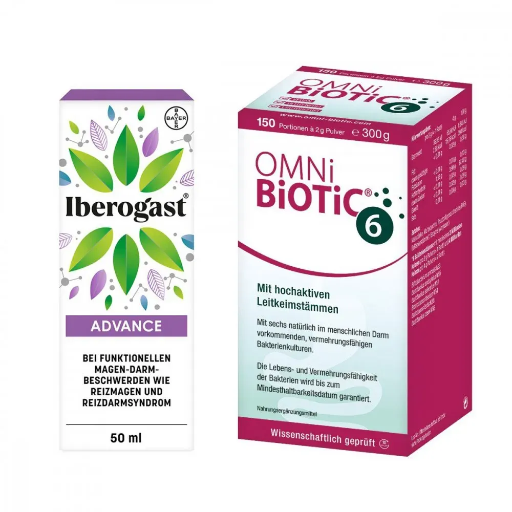 Omni Biotic 6 und Iberogast ADVANCE