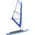 vidaXL Aufblasbares SUP-Board mit Segel Set Blau und Weiß
