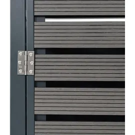 Proregal Mülltonnenverkleidung 119 x 264 x 84 cm anthrazit