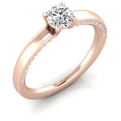 Verlobungsring VR36 750er RosÈgold - 9516