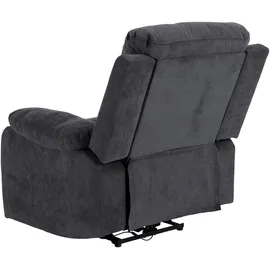 Actona Carryhome Fernsehsessel Lesesessel, Dunkelgrau, Textil, 89.5x98x95 cm, Relaxfunktion, Wohnzimmer, Sessel, Fernsehsessel