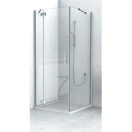 Primaster Easy-8 Duschkabine mit Drehtür links 90 x 200 cm Klarglas