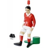 TIPP-KICK Star Kicker Rot weiss Figur mit Fussball Spieler Tip Kick Innenrist