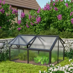 Vitavia Hochbeet "Gamma",schwarz,124 x 89 x 71 cm (ohne Unterbau)