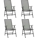 vidaXL Klappstühle 310153 57 x 94 x 104 cm anthrazit 4 St.