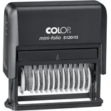 Colop Ziffernstempel Mini Folio S120/13 13-stellig Schwarz
