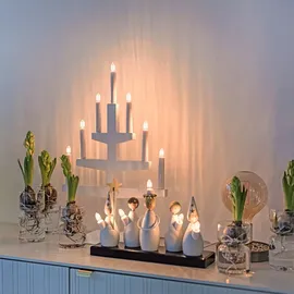 Star Trading Fensterleuchter Lucia 5 flammig Weihnachtsdeko