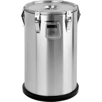 Thermobehälter, Speisewärmer für Essen, Edelstahl 35L