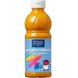 LEFRANC BOURGEOIS Gouache Liquide Redimix Temperafarbe gelb 500,0 ml