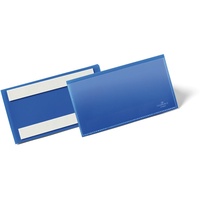 Durable 176207 Etikettentasche, selbstklebend Blau (B x H) 163mm