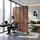 casa.pro Trennwand ‘Kekan’ Corten Stahl 180 x 120 cm Edelrost - Dunkelbraun