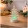 Hti-Living Funkelnder Weihnachtsbaum klein weiß