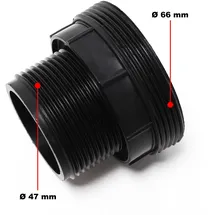 Wiltec Ersatzteil Poolpumpe schwarz 550 W