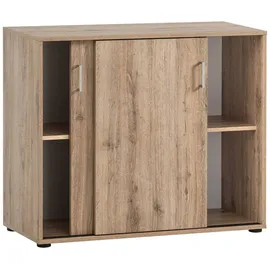 MÖBELPARTNER Niels Aktenschrank 100,0 x 83,6 x 41,0 cm braun