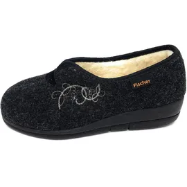Fischer Hausschuhe in Grau 42