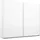 Rauch Schwebetürenschrank Memphis 225 x 210 x 62 cm Weiß