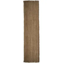 Flair Rugs Läufer FLAIR RUGS "Jute Boucle", beige (natur), B:60cm H:7mm L:150cm, Jute, Teppiche, Läufer, aus 100% Jute, mit Fransen, aus Naturfasern