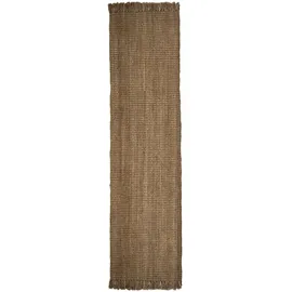 Flair Rugs Läufer FLAIR RUGS "Jute Boucle", beige (natur), B:60cm H:7mm L:150cm, Jute, Teppiche, Läufer, aus 100% Jute, mit Fransen, aus Naturfasern