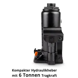 STAHLWERK Hydraulikheber 6 T 200 - 405 mm Stempelwagenheber Autoheber Wagenheber